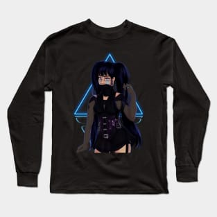 Cyberpunk Girl Long Sleeve T-Shirt